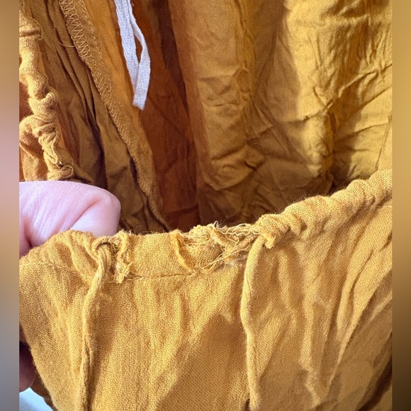 Free People Mustard Backless Maxi Dress - Picture 8 of 8